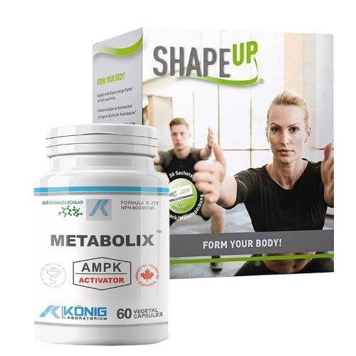 Pachet Metabolix AMPK 60 capsule + Colagen bioactiv Shape Up 30 plicuri