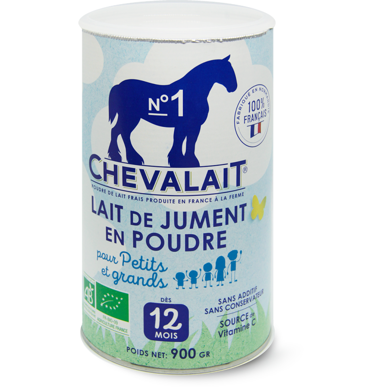 CHEVALAIT® Lapte de iapă pulbere Bio 900g
