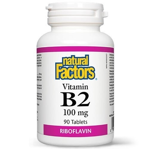 Vitamina B2 – Riboflavina – 100 mg 90 tablete