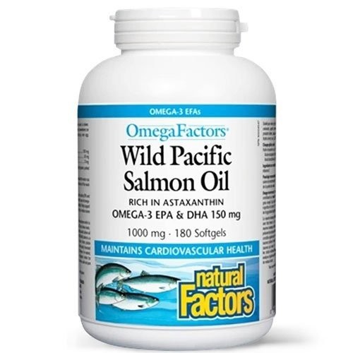Wild Pacific Salmon Oil 1000 mg 180 gelule moi