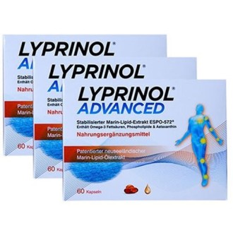 Pachet 3 cutii LYPRINOL AVANSAT Complex lipidic marin ESPO572® = 180 capsule