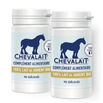Pachet 2 flacoane Lapte de iapa Chevalait x 90 capsule = 180 capsule