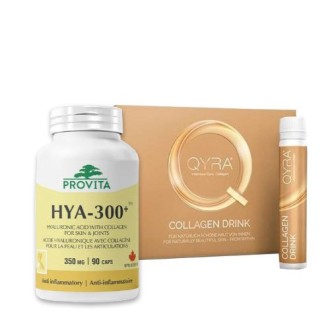 Pachet Acid Hialuronic 90 capsule + Qyra Colagen anti-agimg 21 fiole